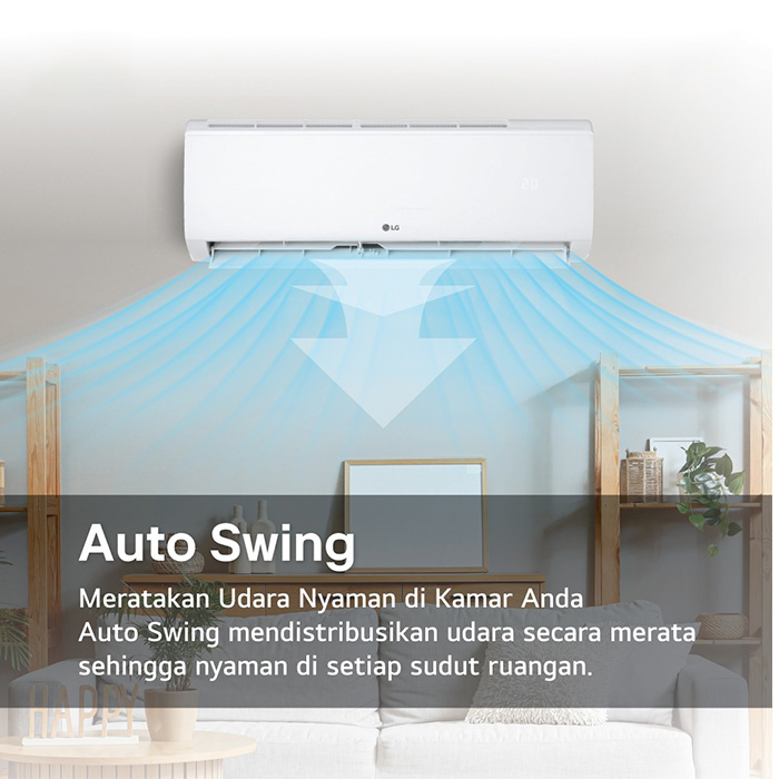 LG AC Wall Mounted Split Standard New Hercules 1 1/2 PK - H12TN4